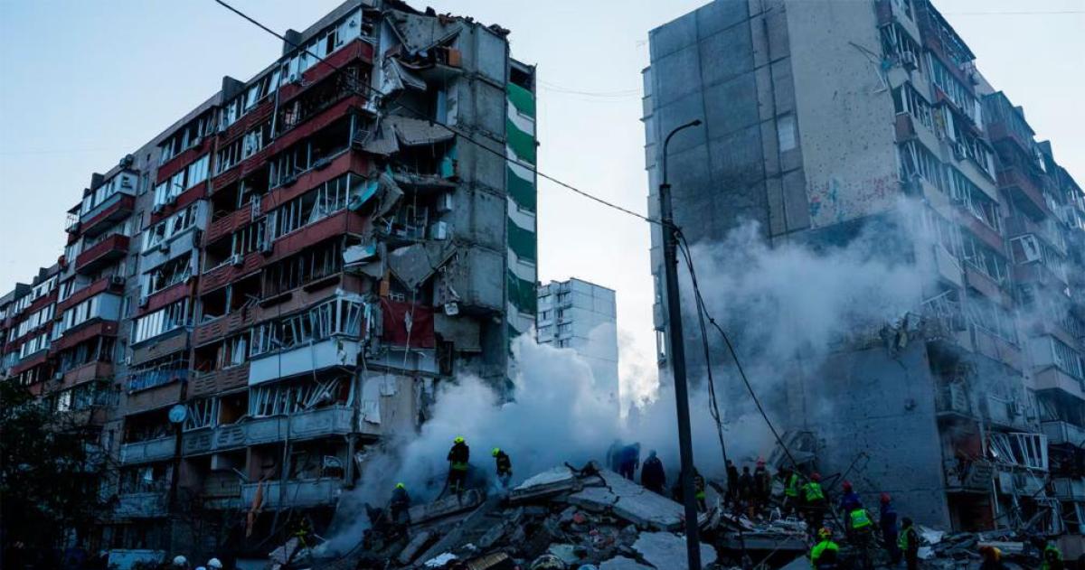 Kiev volvió a quedar bajo fuego- Rusia lanzó un ataque masivo con drones y misiles que dejó al menos 16 muertos