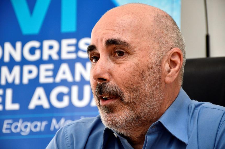  El secretario de Recursos Hídricos de la provincia José Gobbi