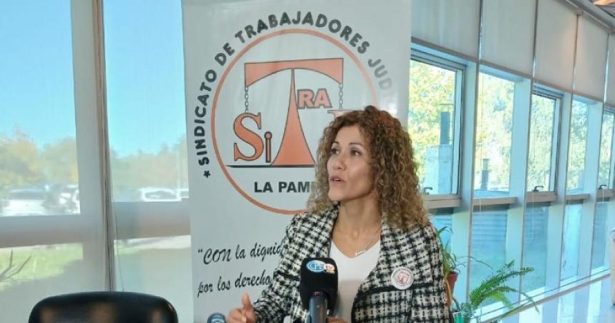 Secretaria general del SITRAJ Susana Funes