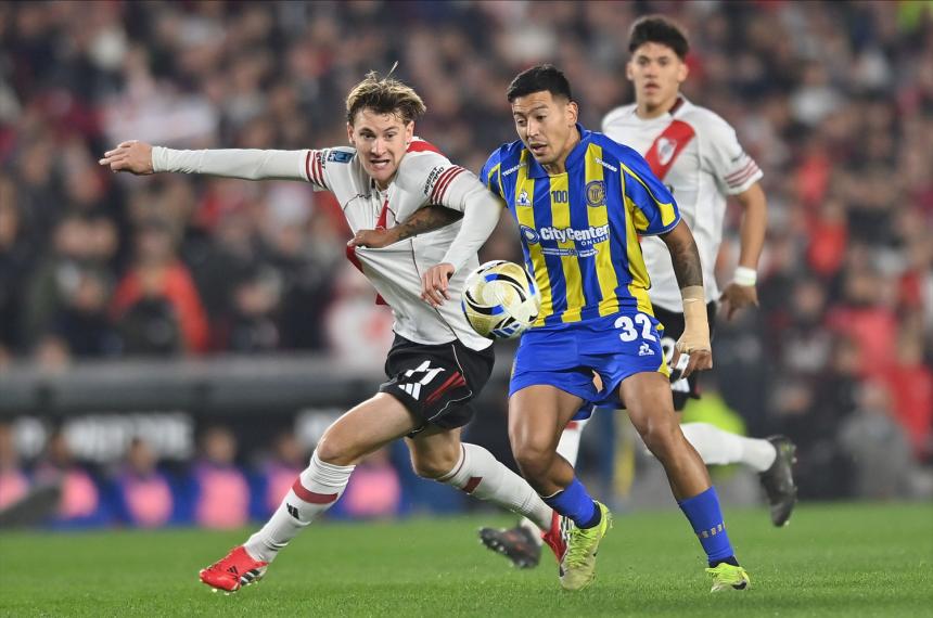 River y Rosario Central juegan en el Monumental
