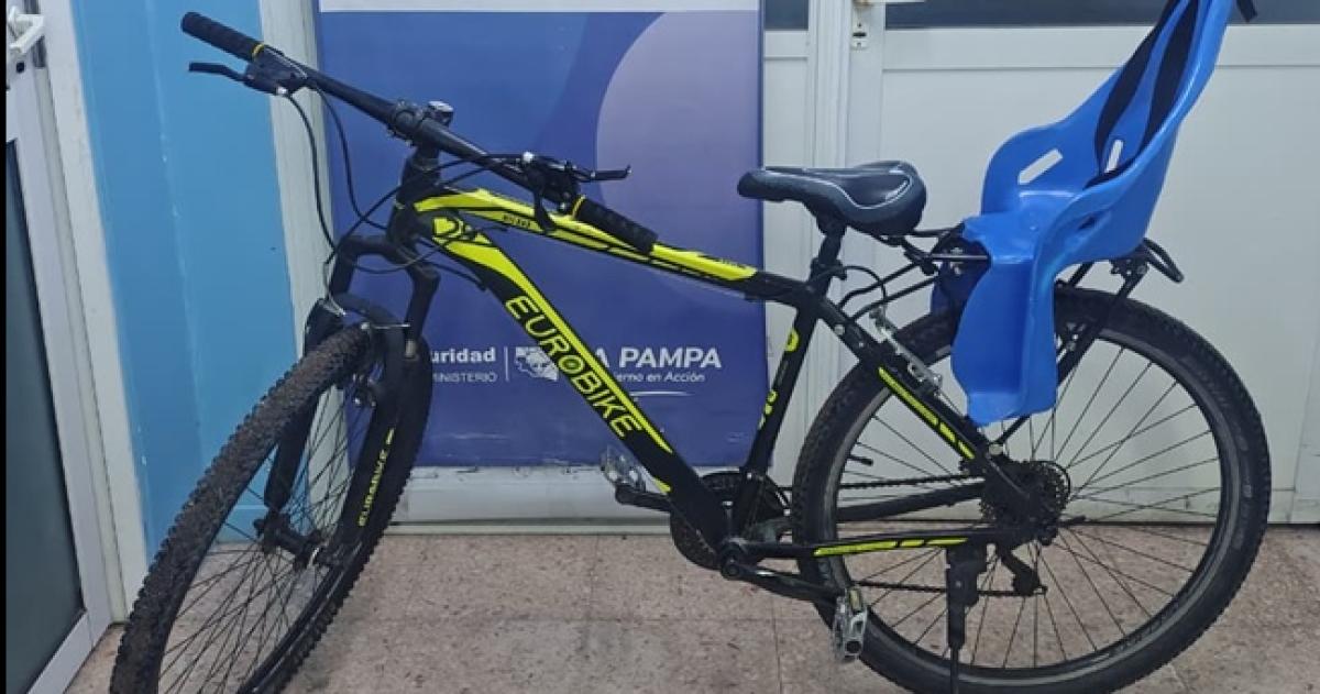La bicicleta sustraída fue devuelta a su propietaria