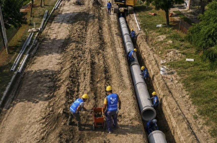 La intervención busca dar respuesta a una problem�tica histórica de anegamientos que afecta al sector oeste de General Pico