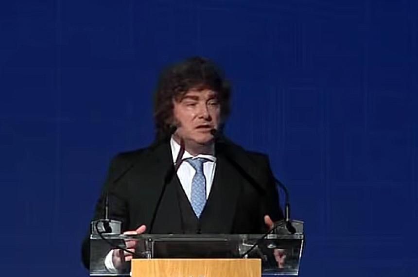El presidente en el evento del VALO en el Malba