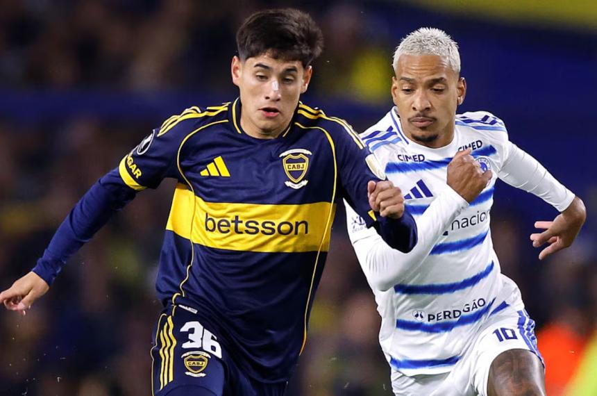 Boca sufre las embestidas de Cruzeiro