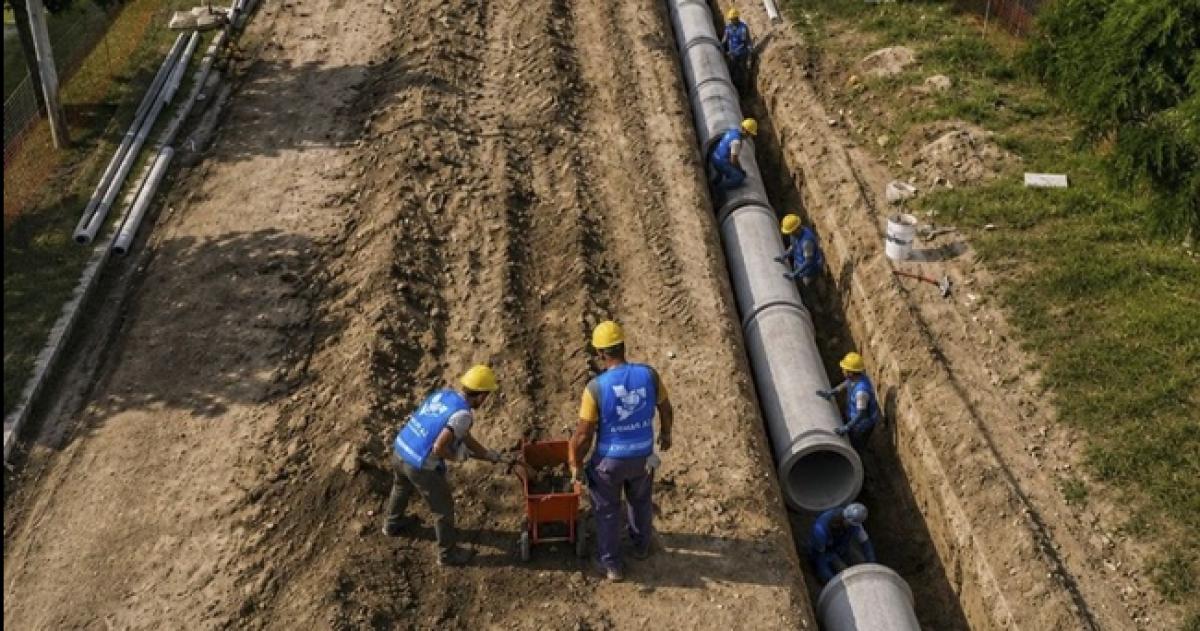La intervención busca dar respuesta a una problem�tica histórica de anegamientos que afecta al sector oeste de General Pico