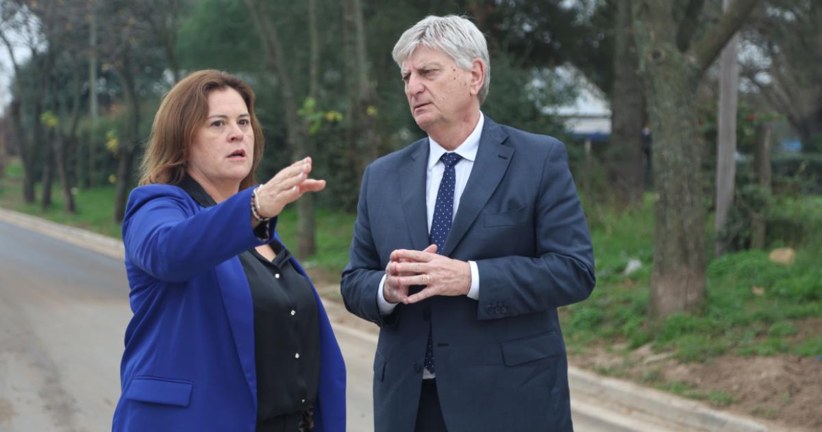 Intendenta Fernanda Alonso y gobernador Sergio Ziliotto
