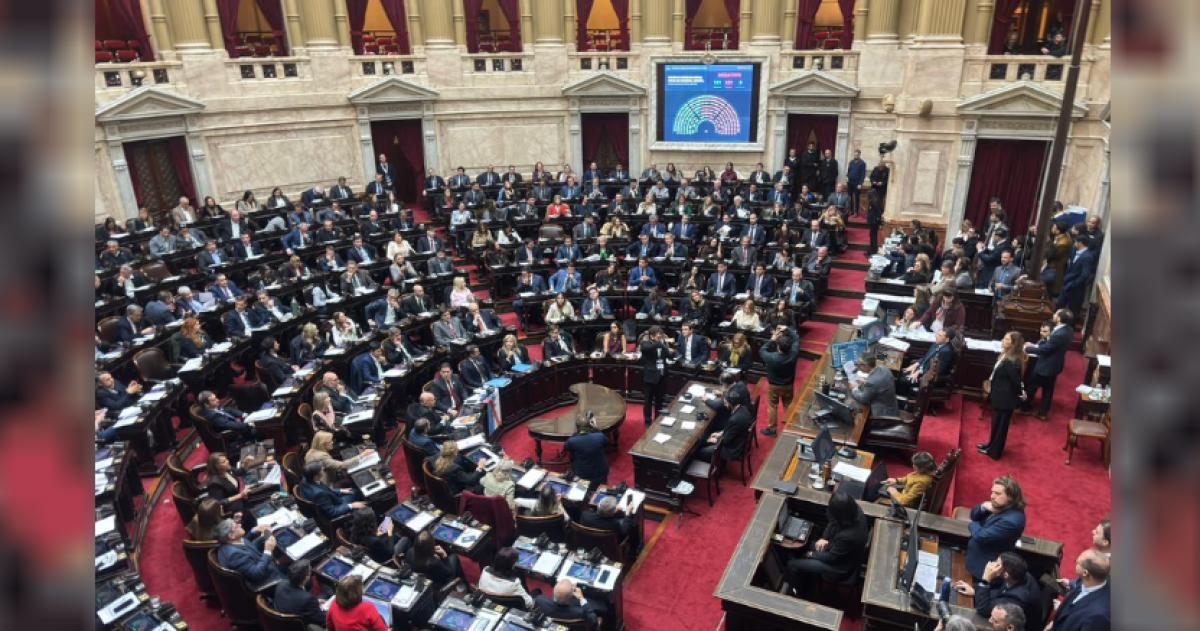 Recinto en la sesión de la C�mara de Diputados