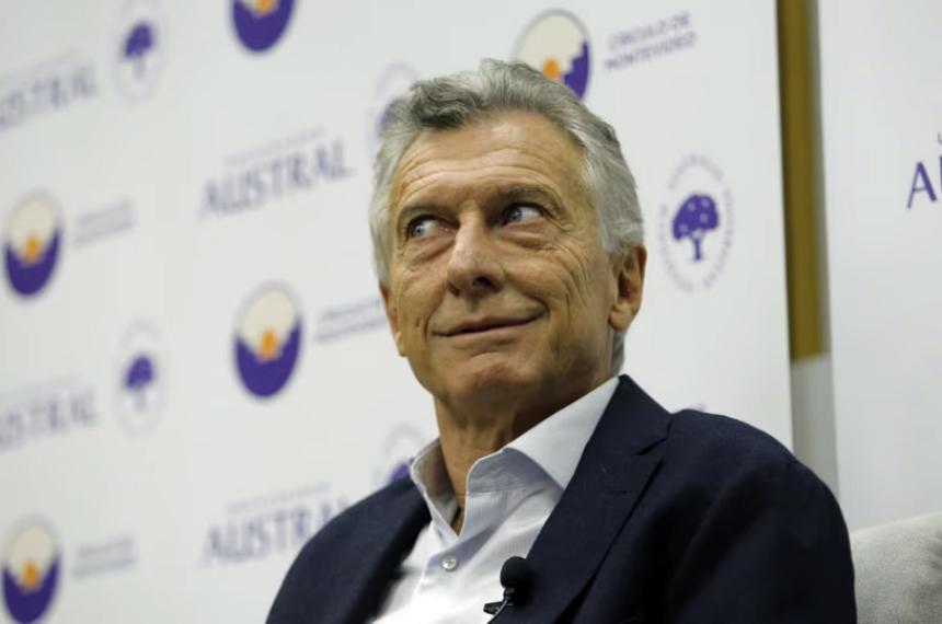 El ex presidente Mauricio Macri en la Universidad Austral