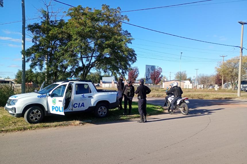  El sospechoso no fue localizado pero secuestraron una moto robada
