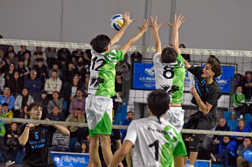Gran final entre La Pampa y Río Negro por el oro en el vóleibol