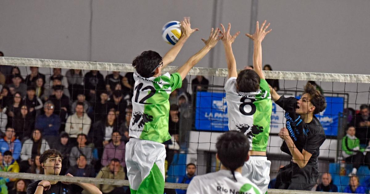 Gran final entre La Pampa y Río Negro por el oro en el vóleibol