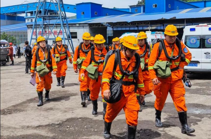La llegada de los bomberos