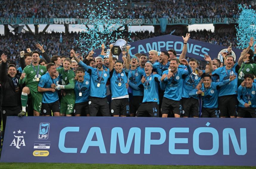 Belgrano gritó campeón del f�tbol argentino por primera vez en su historia