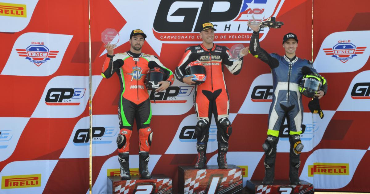 El podio de la categoría reina en el Autódromo Provincia de La Pampa