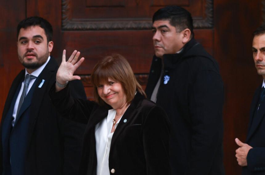 Patricia Bullrich fue marginada de la comitiva presidencial