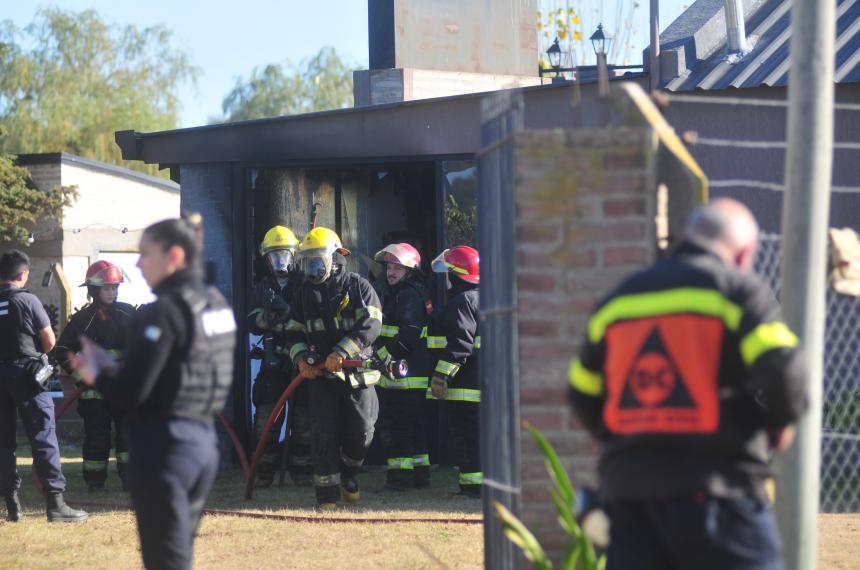 Intervinieron los bomberos en General Pico