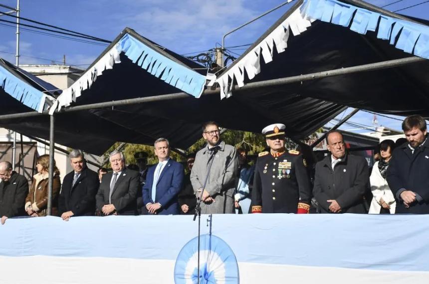 El acto en Toay lo encabezó Hern�n Pérez Araujo