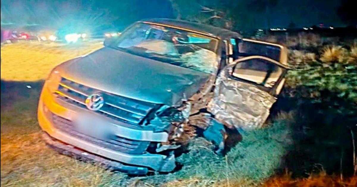 El siniestro fue protagonizado por una camioneta VW Amarok y una Toyota Hilux