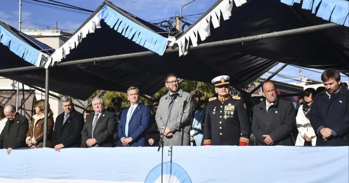 El acto en Toay lo encabezó Hern�n Pérez Araujo