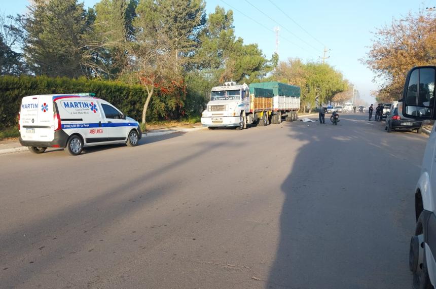 El siniestro vial ocurrió este martes a la mañana