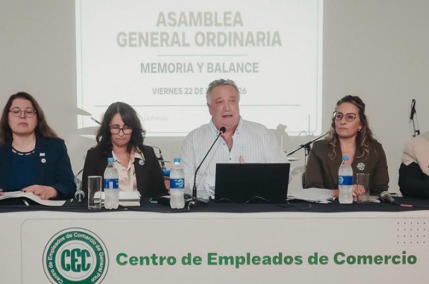 Lovera encabezó la asamblea para aprobar memoria y balance el CEC en Pico