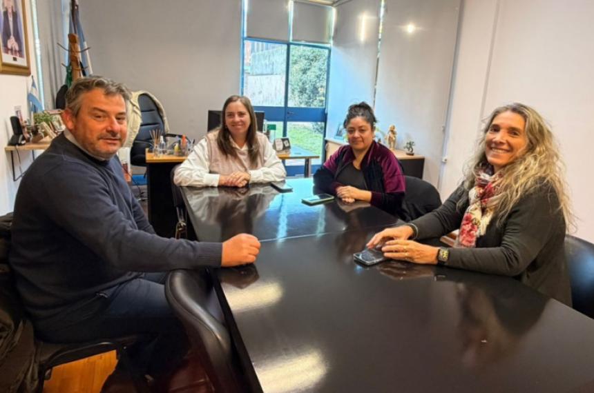 Martín Saravia en la Secretaría de la Mujer