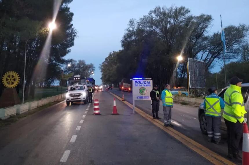 Los controles se llevaron a cabo durante el fin de semana largo