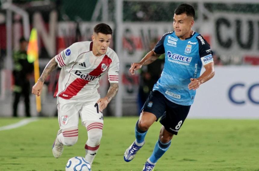 En el partido de ida River y Blooming igualaron