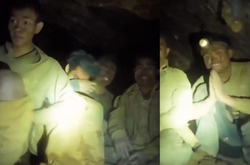 Milagro bajo tierra en Laos- encontraron vivos a cinco hombres atrapados en una cueva inundada