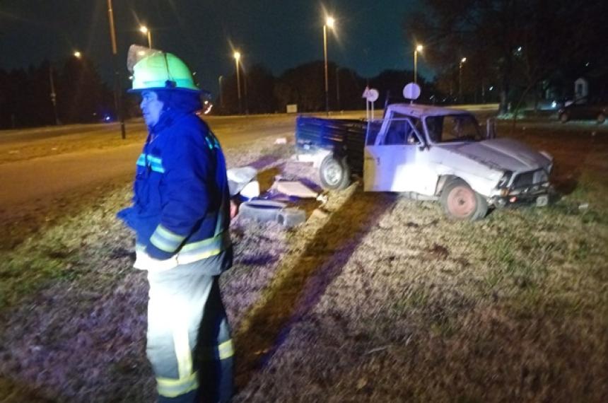 El siniestro vial ocurrió en la intersección de la calle 24 y la Avenida Circunvalación