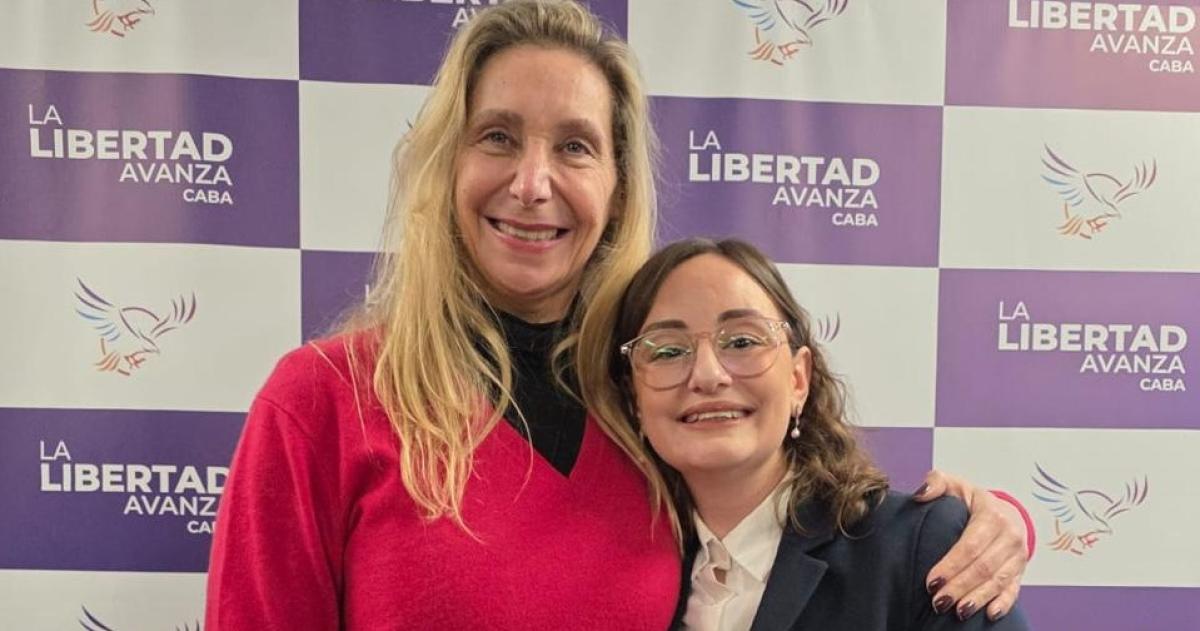 Sofía Mascaró de Garate junto a Karina Milei