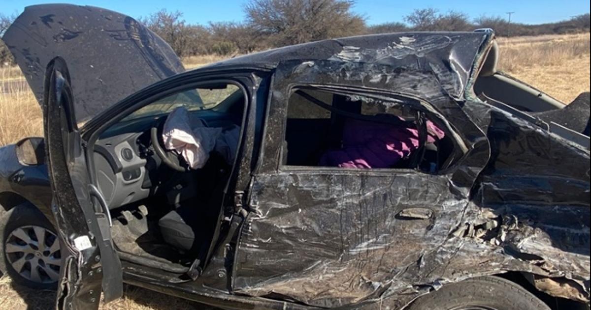 En el auto viajaba una pareja de La Reforma