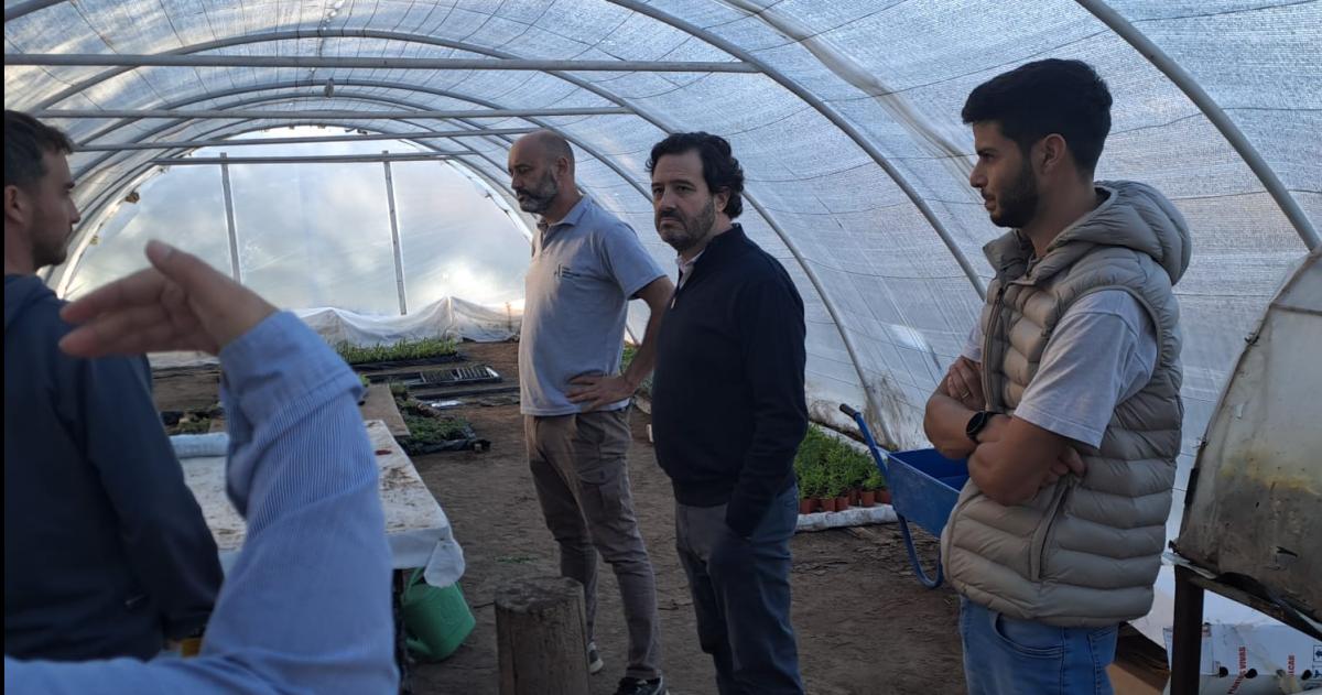 El rector Francisco Marull visitó el histórico colegio agropecuario de Realicó creado por la Sociedad Rural