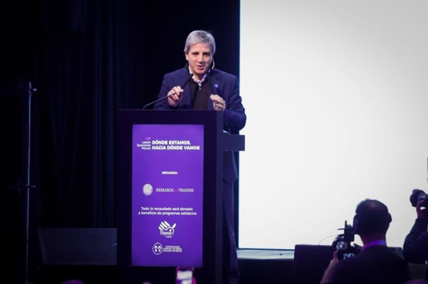 Caputo participó del Latin American Forum en buenos Aires
