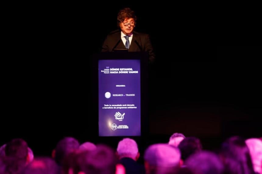 El presidente Javier Milei