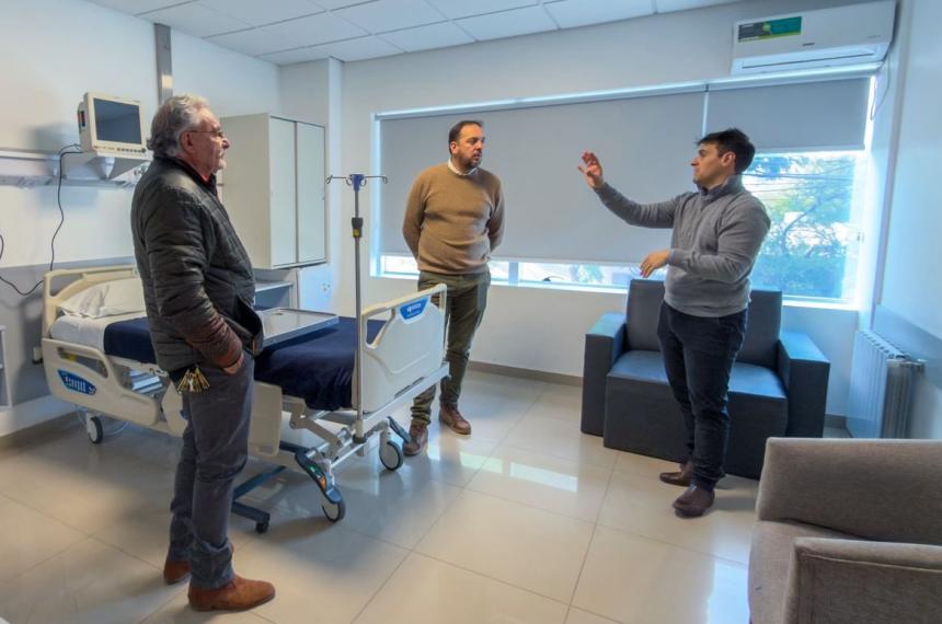 Di N�poli recorrió las obras en FAERAC