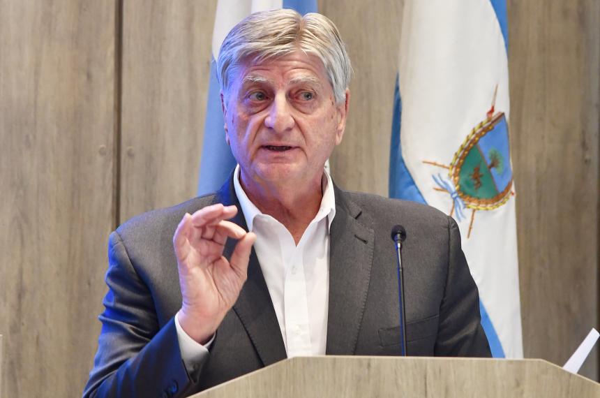 El gobernador Sergio Ziliotto
