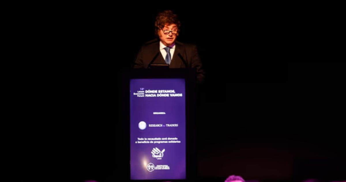 El presidente Javier Milei