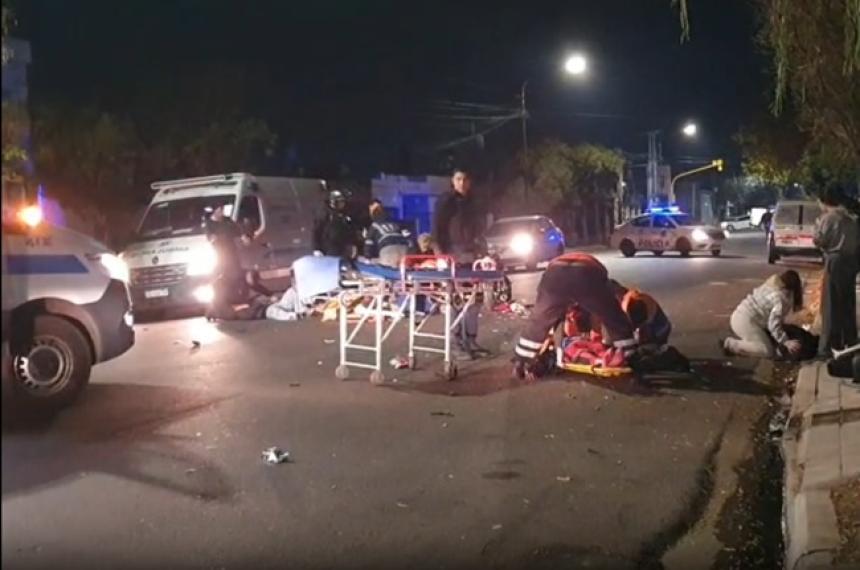 El siniestro se produjo sobre la calle 2 entre 9 y 11 de General Pico
