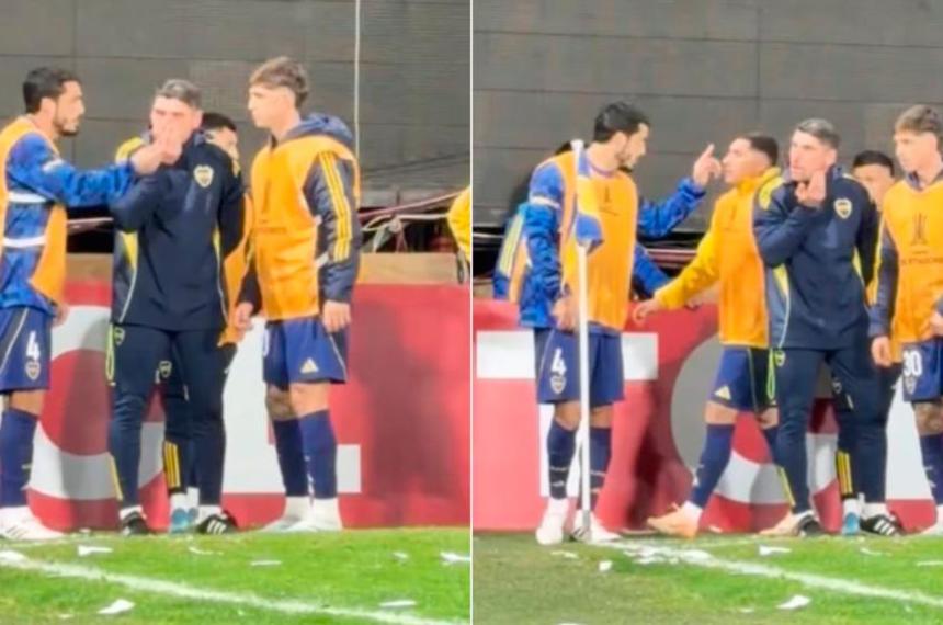 Figal discutió con el cuerpo técnico de Úbeda en plena eliminación