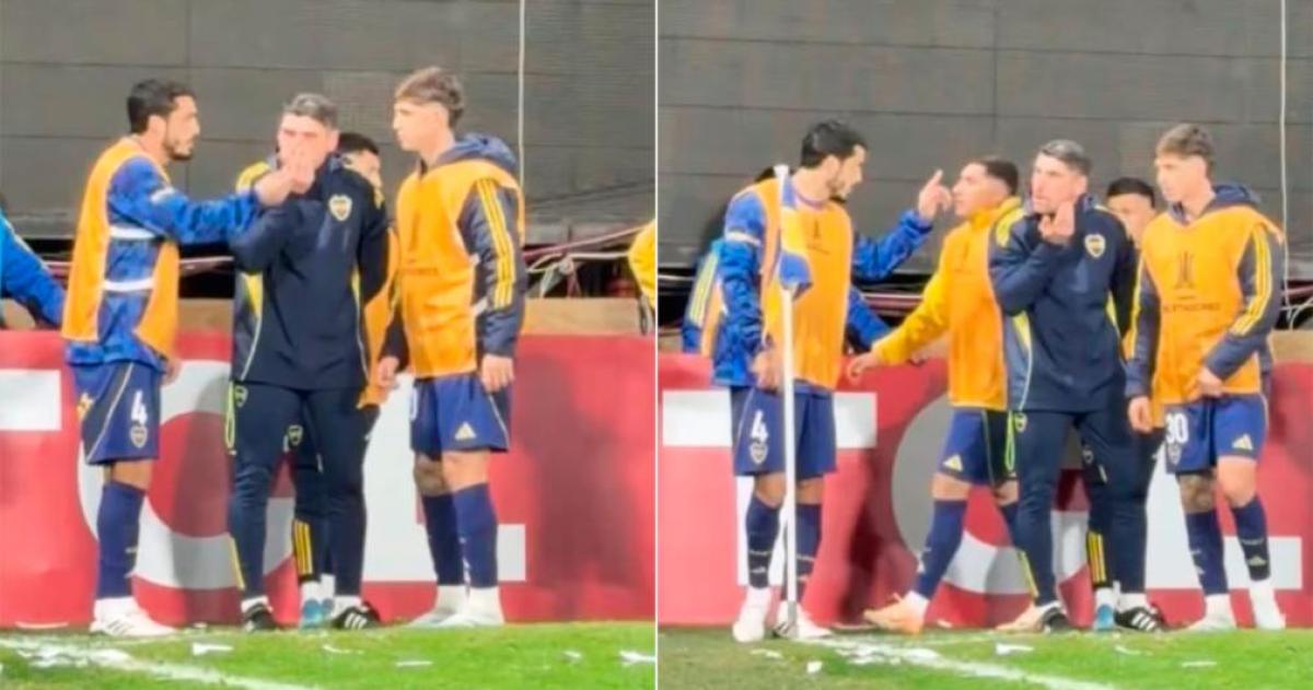 Figal discutió con el cuerpo técnico de Úbeda en plena eliminación