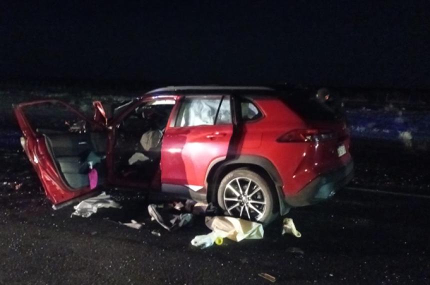 El siniestro vial se produjo en el kilómetro 267 de la Ruta Provincial 20