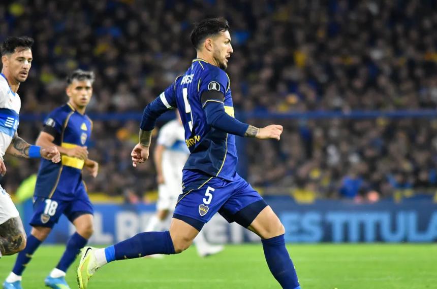Paredes se lesionó antes de comenzar el partido de Boca ante Universidad Católica