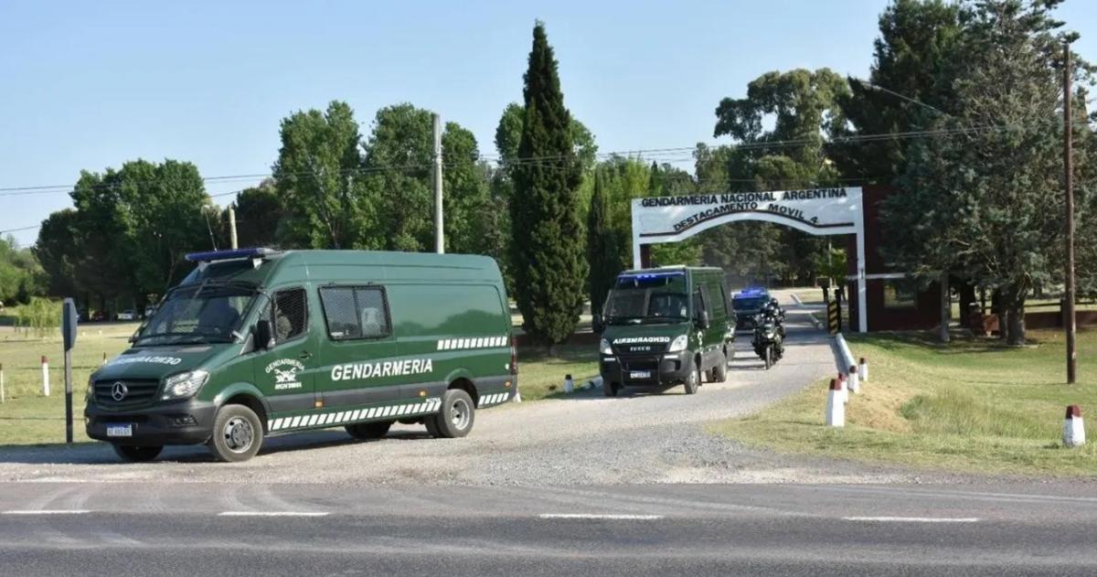 Gendarmería nacional tiene su campamento en General Acha