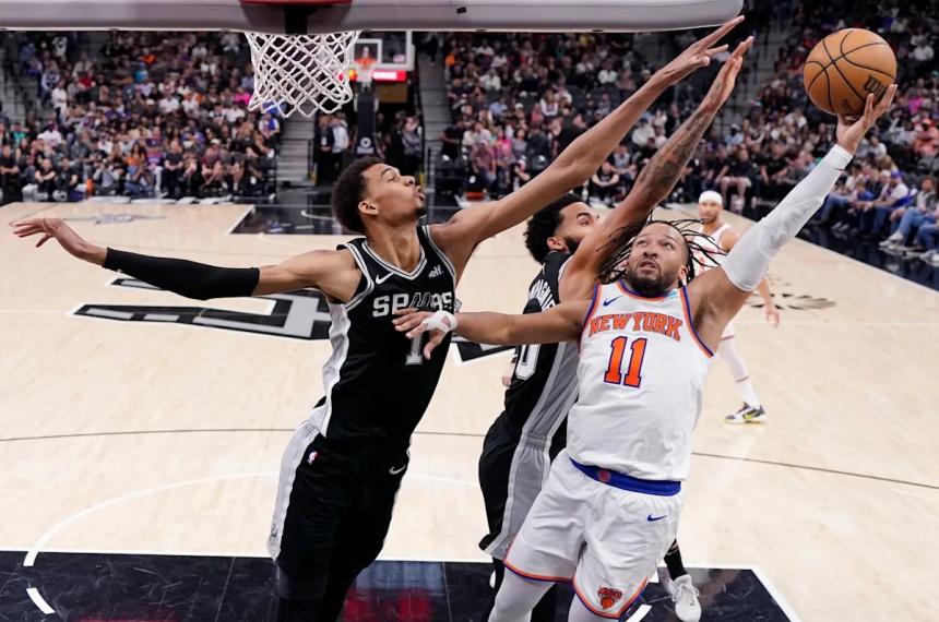 Wembayama y Brunson las figuras de Spurs y Knicks que jugar�n las finales de la NBA