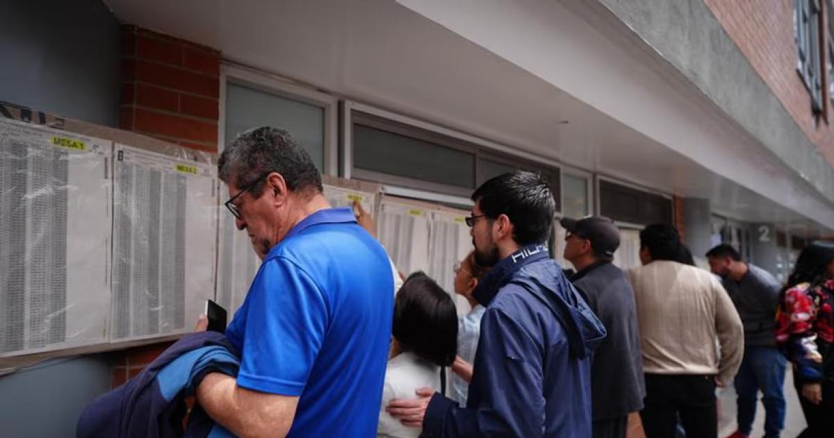 Hubo una alta polarización entre los dos candidatos m�s votados en Coloombia