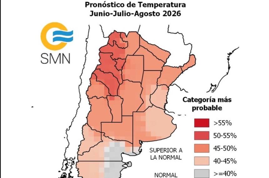 En La Pampa la probabilidad de una mayor temperatura en el trimestre es de entre 45 y 50-en-porciento-