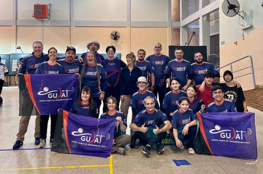 El equipo de arqueros pampeanos brilló en casa