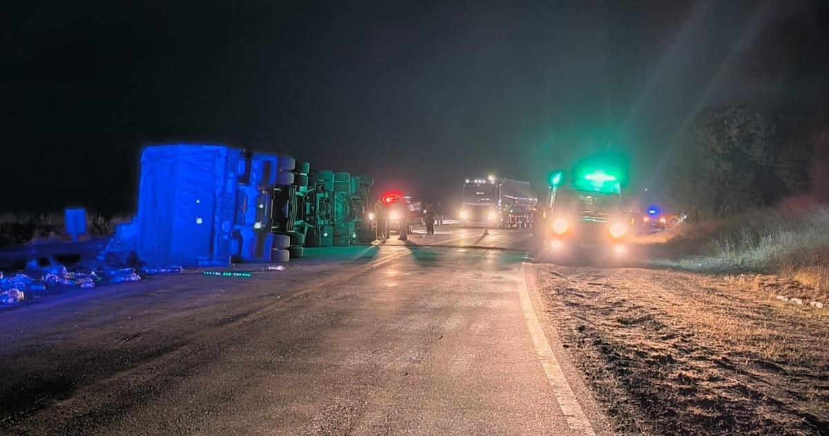 Se montó un operativo para liberar la calzada