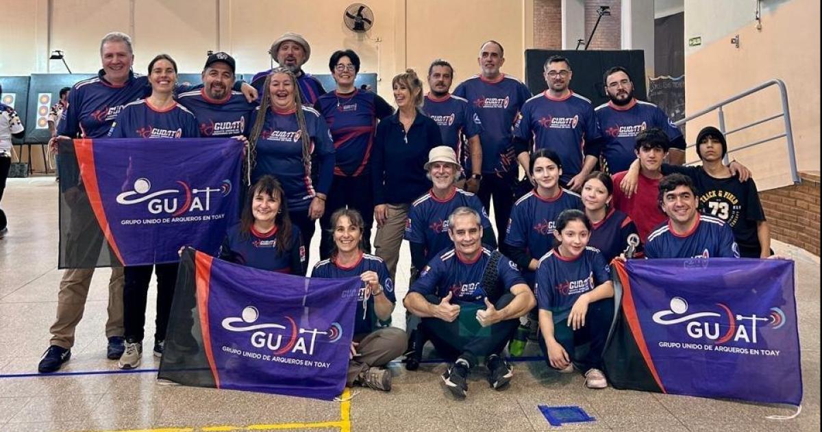 El equipo de arqueros pampeanos brilló en casa